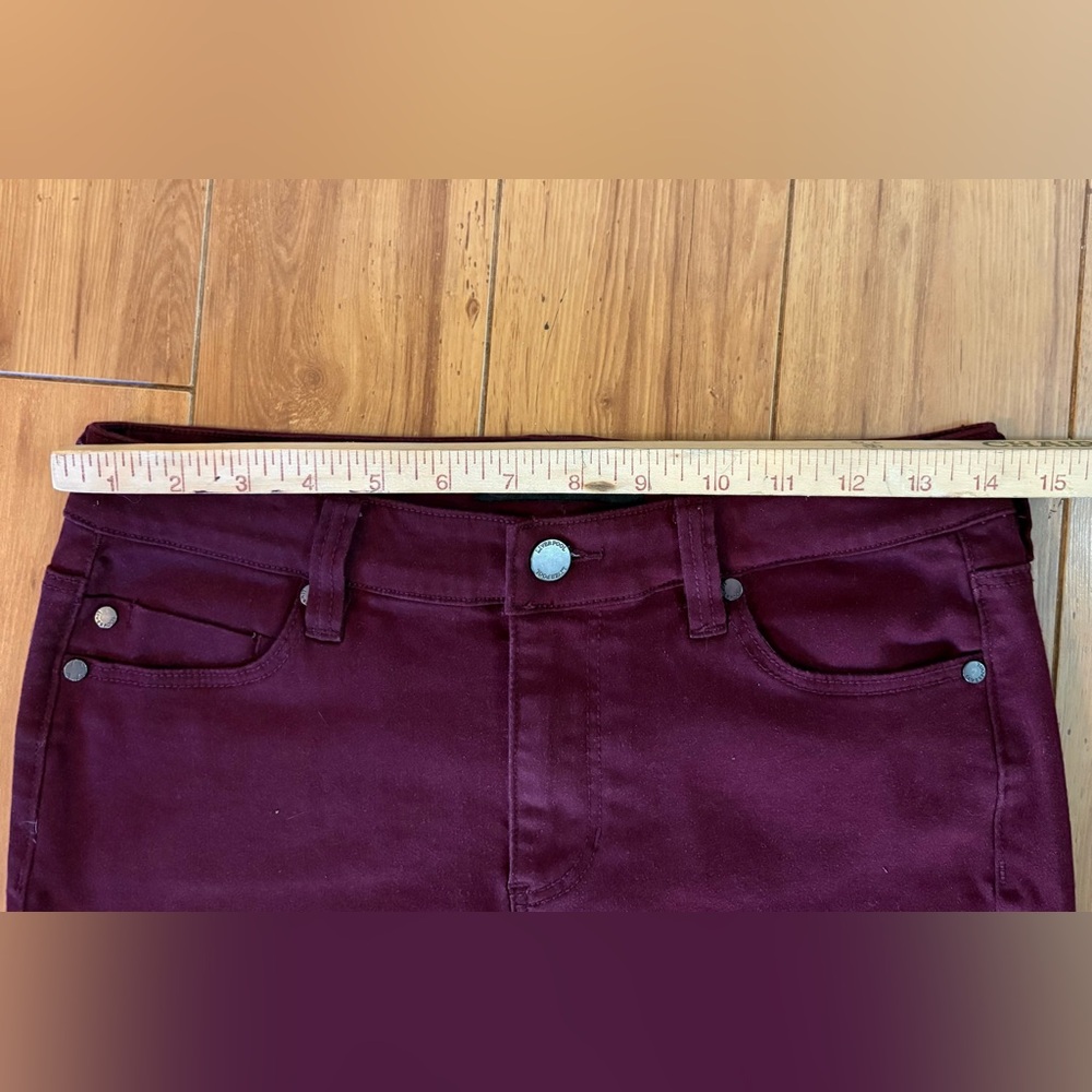 Liverpool Los Angeles, Deep Burgundy ‘Forever Fit’ Pencil Skirt, Size 4 - Picture 8 of 11